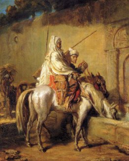Arabes faisant boire leurs chevaux Arabes faisant boire leurs chevaux