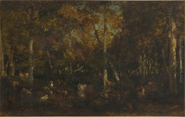 All'interno del boschetto foresta a Vieux Dormoir du Bas-Bréau ( All'interno del boschetto foresta a Vieux Dormoir du Bas-Bréau (