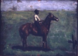 Ragazzo Negro su un cavallo baio Ragazzo Negro su un cavallo baio