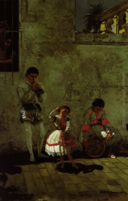 Una scena di strada a Siviglia Una scena di strada a Siviglia