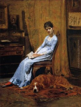 La moglie dell'artista e il suo cane Setter La moglie dell'artista e il suo cane Setter