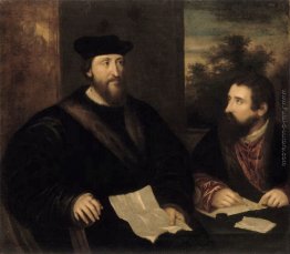 Il cardinale francese Georges d`Armagnac e il suo segretario G. Il cardinale francese Georges d`Armagnac e il suo segretario G.