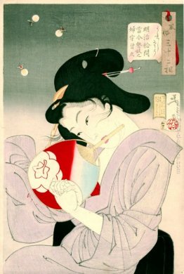 Delighted- L'apparizione di una geisha Oggi, durante la Meiji Delighted- L'apparizione di una geisha Oggi, durante la Meiji