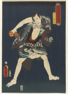 L'attore Ichikawa Kodanji IV come Subashiri non Kumagoro L'attore Ichikawa Kodanji IV come Subashiri non Kumagoro