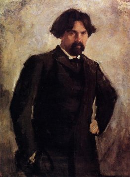 Ritratto dell'artista Vasily Surikov Ritratto dell'artista Vasily Surikov