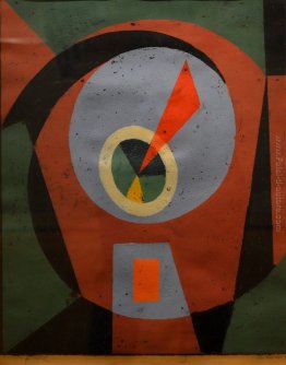 Composizione con rosso triangolo Composizione con rosso triangolo