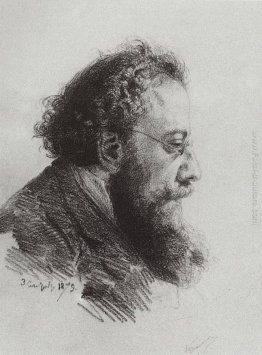 Ritratto di AV Prahov, storico dell'arte e critico d'arte Ritratto di AV Prahov, storico dell'arte e critico d'arte