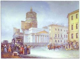 Partenza di un Omnibus da Piazza Sant'Isacco a San Pietroburgo Partenza di un Omnibus da Piazza Sant'Isacco a San Pietroburgo