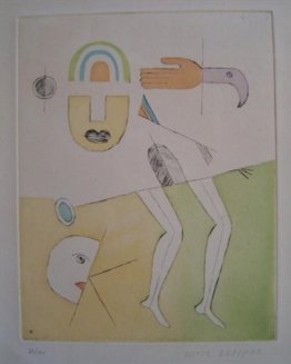 Illustrazione per L'EXTREME-Occidentale da Gherasim Luca Illustrazione per L'EXTREME-Occidentale da Gherasim Luca