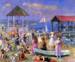 Beach Scene, New London Beach Scene, New London