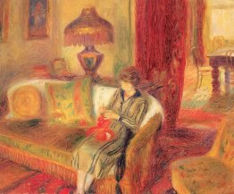 La moglie dell'artista Knitting La moglie dell'artista Knitting