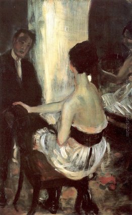 Seduti Attrice con specchio Seduti Attrice con specchio