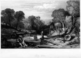 Tulleveolan, incisione di William Miller dopo Leitch, da otto in Tulleveolan, incisione di William Miller dopo Leitch, da otto in