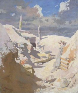 Shelter di un artigliere in una trincea, Thiepval 1917 Shelter di un artigliere in una trincea, Thiepval 1917