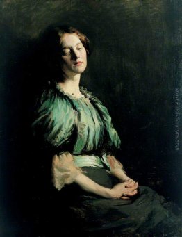 Ritratto di una ragazza con un vestito verde 1899 Ritratto di una ragazza con un vestito verde 1899