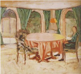Diana Churchill nella sala da pranzo a Chartwell Diana Churchill nella sala da pranzo a Chartwell