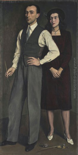 L'artista con la sua moglie L'artista con la sua moglie
