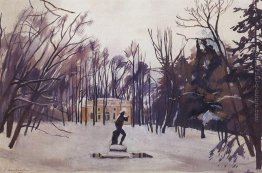 Inverno nel villaggio reale. Alta Bath Inverno nel villaggio reale. Alta Bath