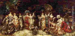 Lotta Cock in fronte a un gruppo di Giovani Donne Lotta Cock in fronte a un gruppo di Giovani Donne