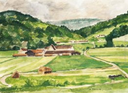 Vallée du Morin en juin- Ferme de Tigeaux Vallée du Morin en juin- Ferme de Tigeaux