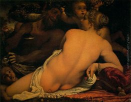 Venere con un Satiro e amorini Venere con un Satiro e amorini