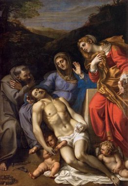 Pietà con San Francesco e Maria Maddalena Pietà con San Francesco e Maria Maddalena