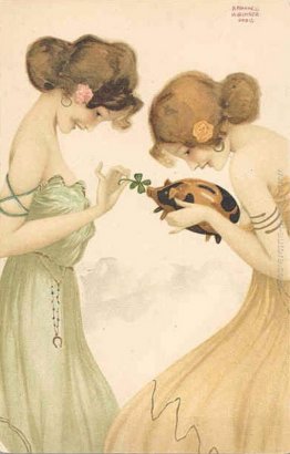 Ragazze con portafortuna Ragazze con portafortuna