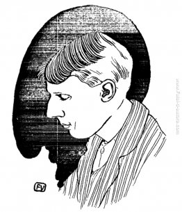Ritratto di scrittore inglese e illustratore Aubrey Beardsley Ritratto di scrittore inglese e illustratore Aubrey Beardsley