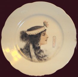 Plate 'Egyptian Queen' Plate 'Egyptian Queen'