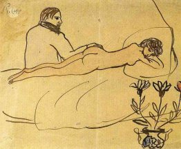 Nudo con Picasso dai suoi piedi Nudo con Picasso dai suoi piedi