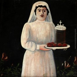 Donne che trasportano le uova (parte Extant della pittura) Donne che trasportano le uova (parte Extant della pittura)