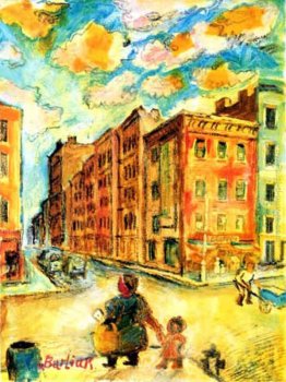 Una scena di strada Una scena di strada