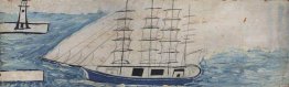 Quattro alberi Barca a vela e faro Quattro alberi Barca a vela e faro