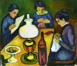 Tre donne al tavolo dalla lampada Tre donne al tavolo dalla lampada