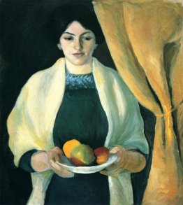 Autoritratto con mele (Ritratto della moglie dell'artista) Autoritratto con mele (Ritratto della moglie dell'artista)
