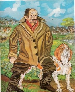 Autoritratto con cane Autoritratto con cane