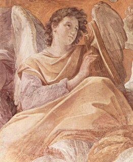 La Regina del Cielo e angeli pla (Affreschi del Palazzo del Quir La Regina del Cielo e angeli pla (Affreschi del Palazzo del Quir