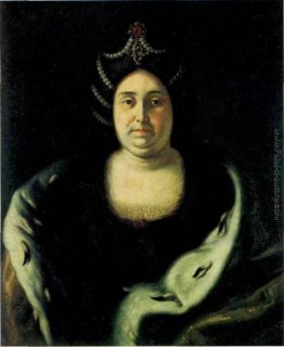 Zarina Praskovia Fedorovna Saltikova, vedova di Ivan V Zarina Praskovia Fedorovna Saltikova, vedova di Ivan V