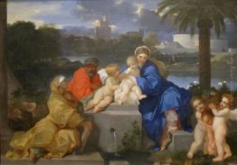 La Sacra Famiglia con i santi Elisabetta e Giovannino La Sacra Famiglia con i santi Elisabetta e Giovannino