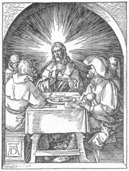 Gesù con i discepoli di Emmaus