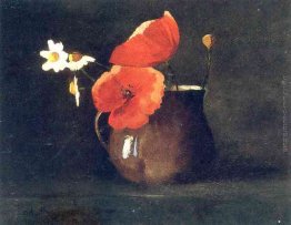 Fiori in vaso verde