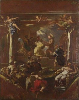 Sant'Antonio da Padova restituisce miracolosamente il piede di u