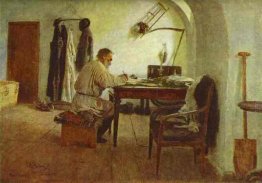 Lev Tolstoj nel suo studio