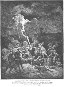 Elia Distrugge Messaggeri di Acazia