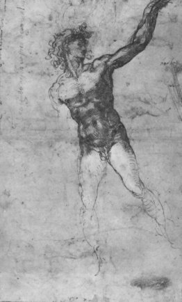 Schizzo di un uomo nudo (studio per la "Battaglia di Cascina")