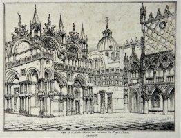 Piazzetta San Marco e Venezia 1835