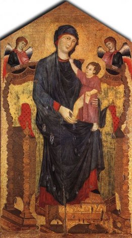 Madonna in trono con il Bambino e due angeli