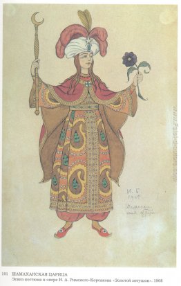 Costumi per l'Opera, Il gallo d'oro, di Nikolai Rimsky-Korsakov