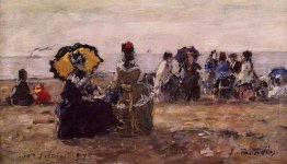 Beach Scene, l'ombrello giallo