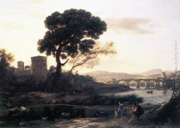 Paesaggio con pastori - Il Pont Molle